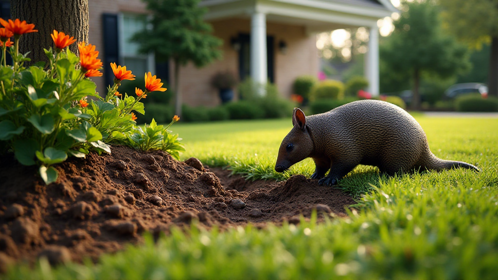 Signs of Armadillo Damage